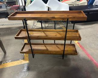 Wood and Metal Shelf