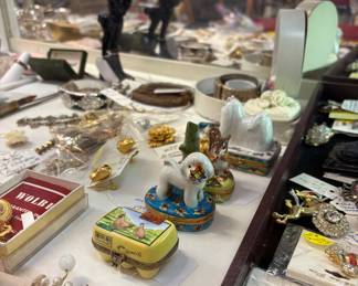 Limoges trinket/snuff boxes.  Rare