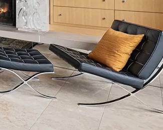 Original Barcelona Chair and Ottoman