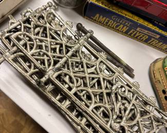 Victorian fencing for antique feather tree