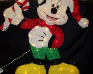 Light Up Micky Mouse Christmas Decor