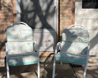 METAL PATIO CHAIRS