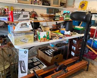 NORDIC TRACK, IRONS, PICTURE FRAMES