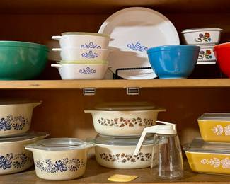 PYREX, CORNING WARE