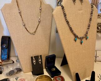 ROSARIES, COSTUME JEWELRY, STERLING SILVER