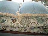 CUSTOM MADE QUEEN COMFORTER & PILLOWS....