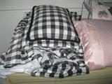 KING BEDSKIRT & PILLOW.....