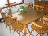 TABLE AND 6 CHAIRS