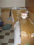 NEW IN BOX: FULL SIZE HEADBOARD, TALL DRESSER, DRESSER W/MIRROR....