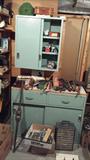 LOTS OF TOOLS AND SMALL METAL CABINETS.....