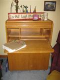 SMALLER ROLL-TOP DESK....