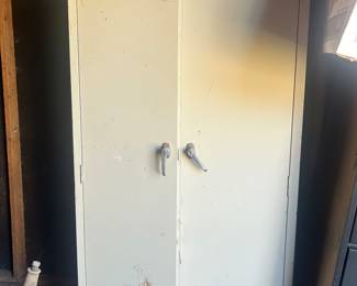White Metal cabinet