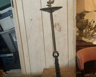 Antique Brass Cigarette Stand