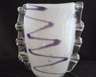 Pair of Italian Art Glass Vases