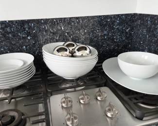 Set of White Rosenthal Serving Pieces