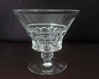 Set 7 Vintage Cambridge Ball Stem Sherbets