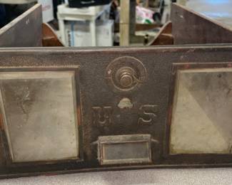 Antique US post office postal drawer