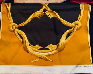 Hermes rectangular scarf