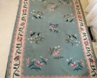 Woven throw rug