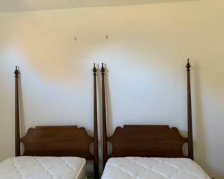 Pair of twin headboards/beds