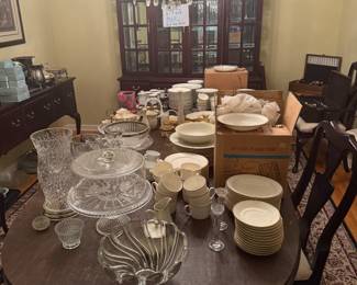 Multiple full sets of China (some brand new!).