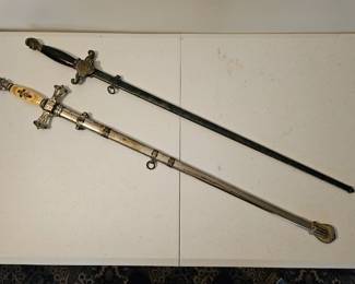 Masonic knights templar swords 
