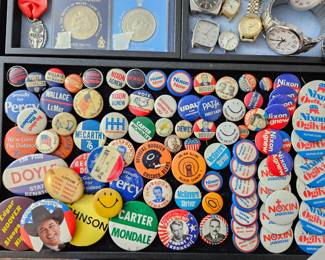 Political buttons 