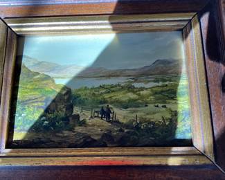 SMALL PAINTING OF BEAR ISLAND. SIGNED
THEO SWAGA RODEEN-CASTLETOWNBERE