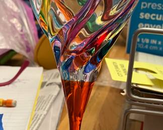 CC ZECCHIN MURANO WINE GLASS
SET OF TWO