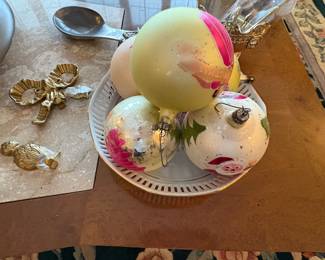 Vintage Mercury Glass Ornaments