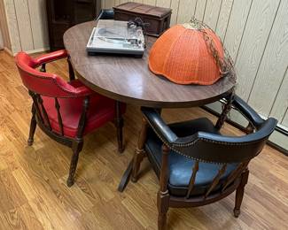 MCM Dining Set & Chandelier