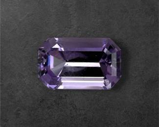 8.60 Carat Natural Amethyst (Emerald Cut)