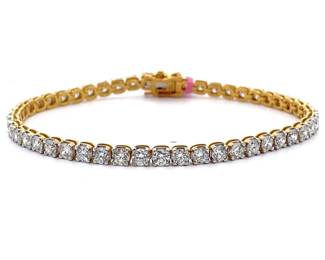 Gorgeous and New! 7.00 Carat Diamond Tennis Bracelet