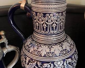 German lidded stein