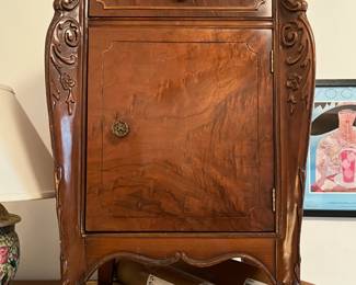 Matching bedside commode table