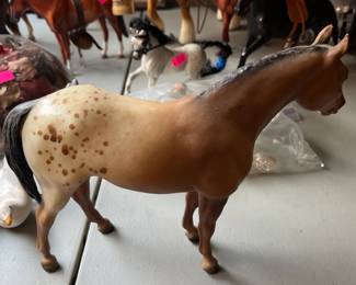 Several Breyer horses