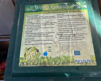 Worm Factory: lots of trays, extra soil and food