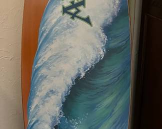 Alaskan IPA advertising surfboard