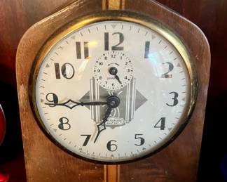 Ingraham Art Deco 8 day clock (non-working)