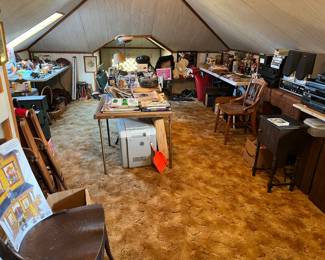 Upstairs room - very, very narrow stairs to access