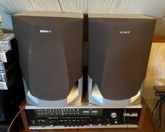 Realistic tuner + Sony speakers