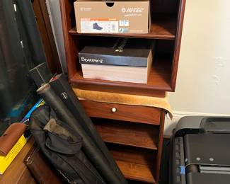 Kipp Stewart for Drexel "Declaration" - walnut bedside or lamp tables