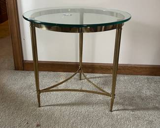 1970s Italian Brass & Glass Table