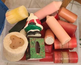 Box Of Assortment Of Candles