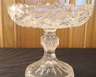 cut glass compote