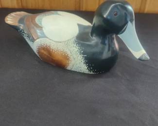 carved duck decoy