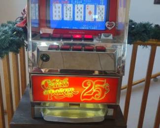 vintage CEI Casino Poker video slot machine