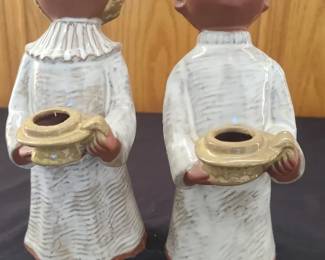 choir angel candle holders