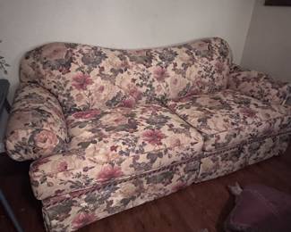 Sofa with pillows from Haverty's