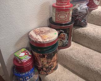 christmas tins